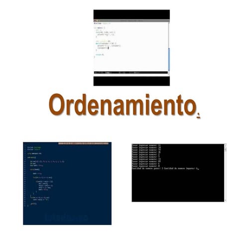 Ordenamiento c++