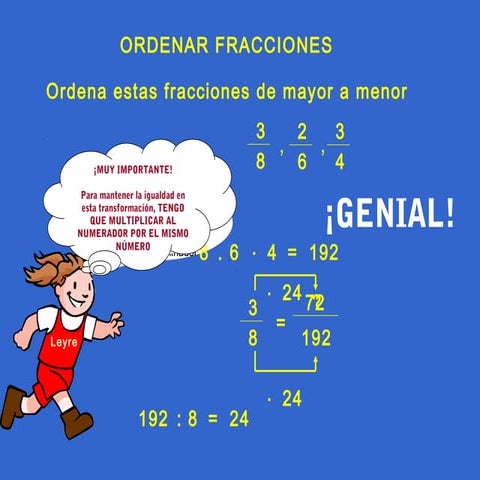 Ordenar fracciones-dos-metodos