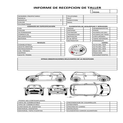 Orden de recepcion mst 2016