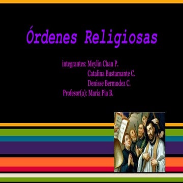 Ordenes religiosas