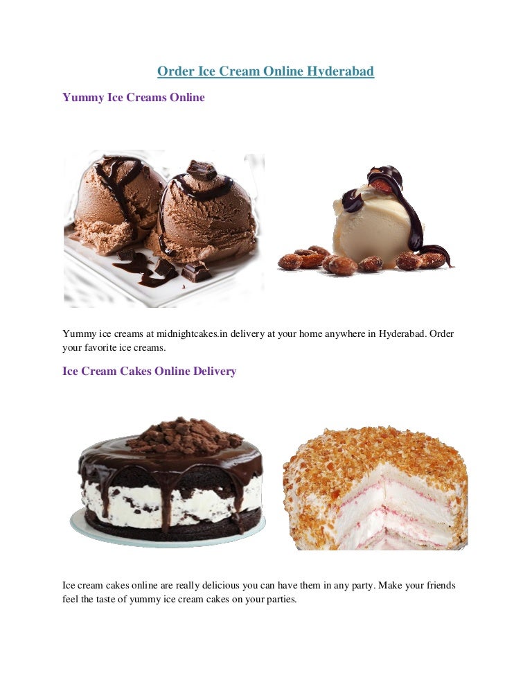 Order Ice Cream Online Hyderabad