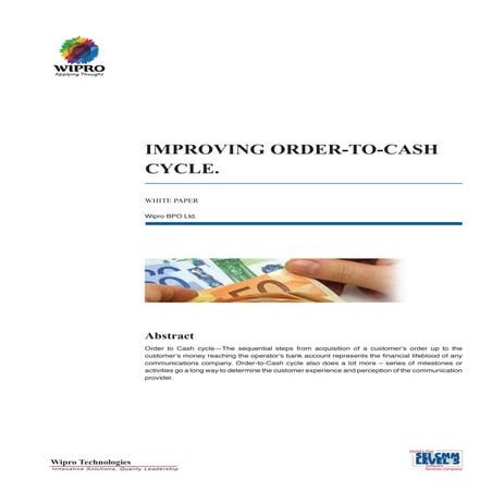 IMPROVING ORDER-TO-CASH CYCLE.