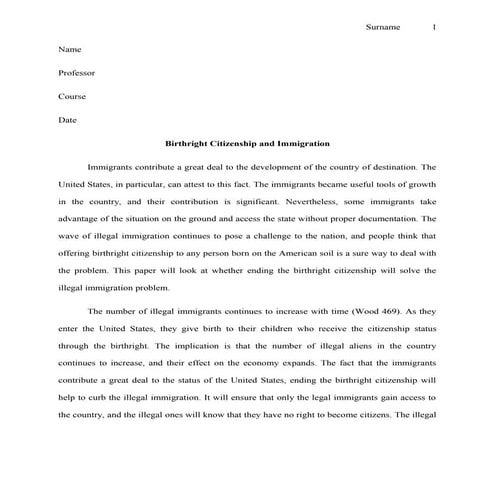 constitutional amendment to end birthright citizenship