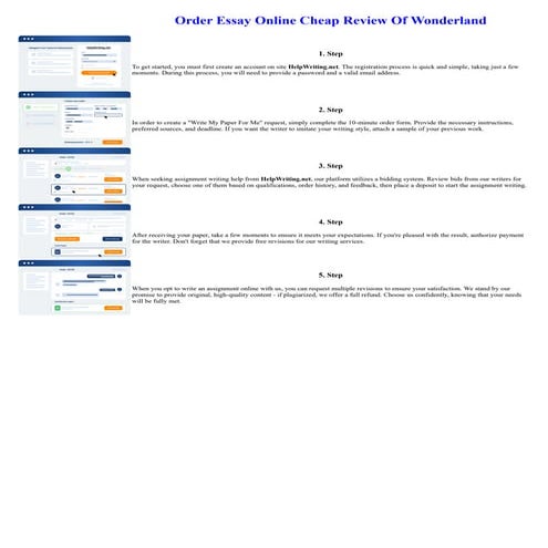 Order Essay Online Cheap Review Of Wonderland