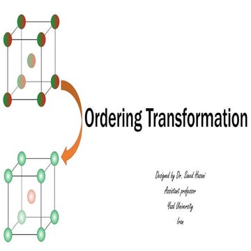 Ordering transformation
