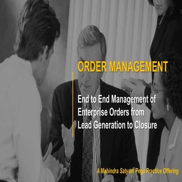 Order management
