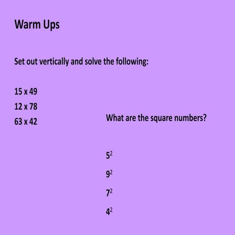 Maths: Order of Operations