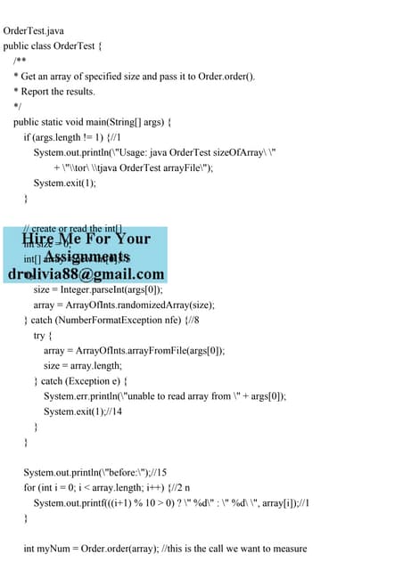 OrderTest.javapublic class OrderTest {         Get an arra.pdf