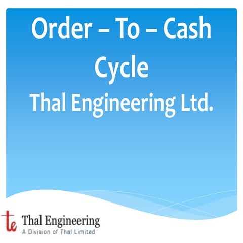 Ordertocashcycle ppt