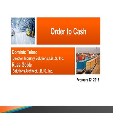 Order to cash final