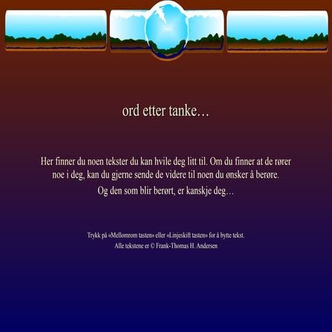 Ord etter tanke   22 korttekster
