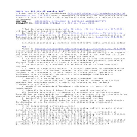 Ordin MAI  nr.-195-din- 2007 criterii SVSU