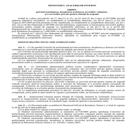 Ordin MAI - SVSU si SPSU - proiect