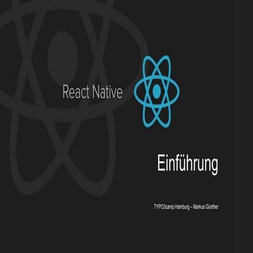 Einführung React Native | PPTX