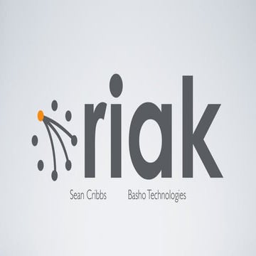 Riak (Øredev nosql day)