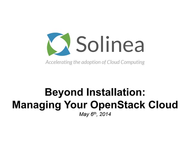 Oreilly solinea-managing-openstack