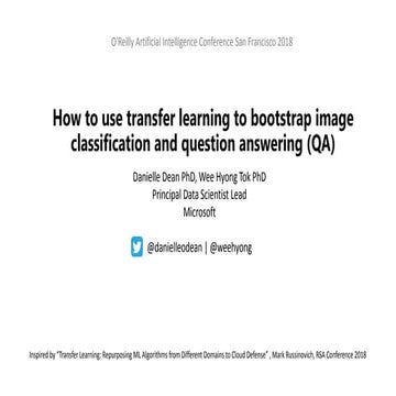 OReilly AI Transfer Learning