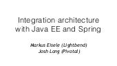 Integration architecture with Java ...