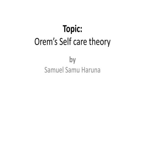 Orems theory