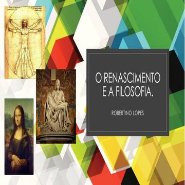 O renascimento e a filosofia pdf | PDF