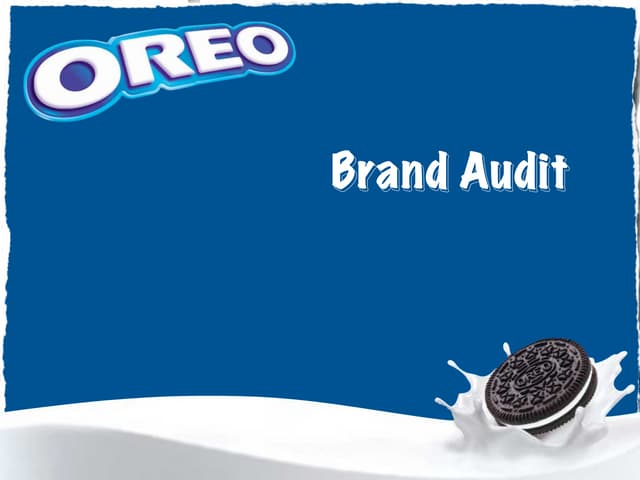 Oreo analysis