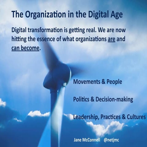 Organization in the Digital Age i2summit17