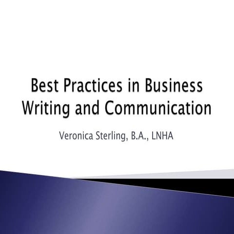 Org 536 best practices in business  communication