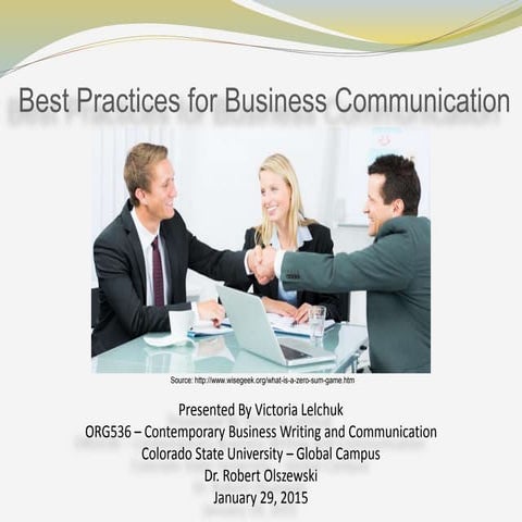 Portfolio Project ORG 536