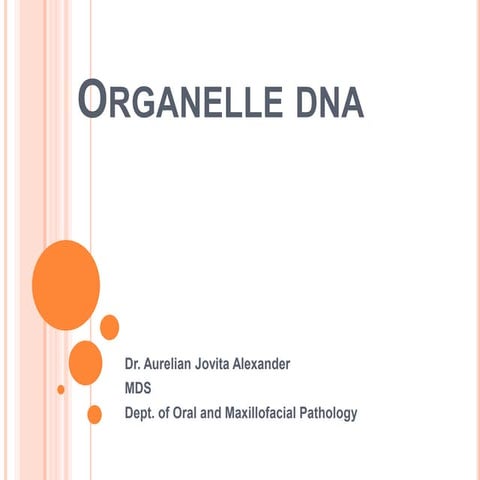 Organelle DNA