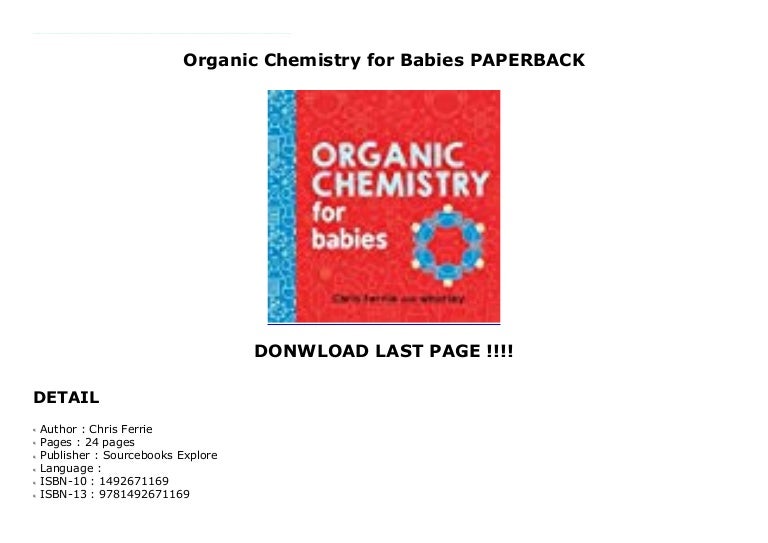 chemistry for babies