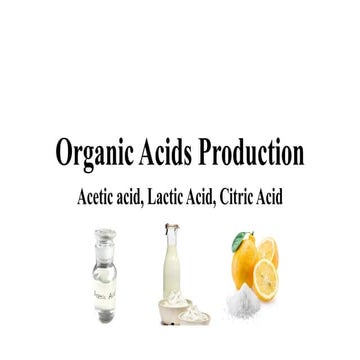 Organic acids production   copy