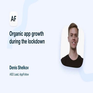ASO Tips & Strategies For Organic App Growth During The Lockdown