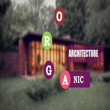 Organic architecture