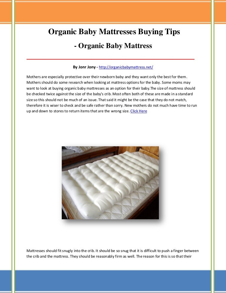 organic baby mattresses