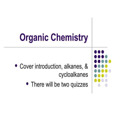 Organic chemistry