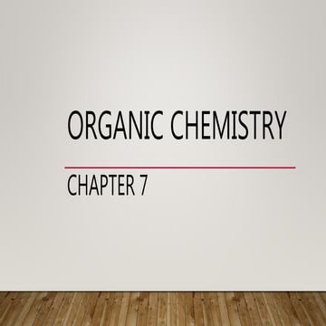 Fundamentals of Organic Chemistry | PPTX