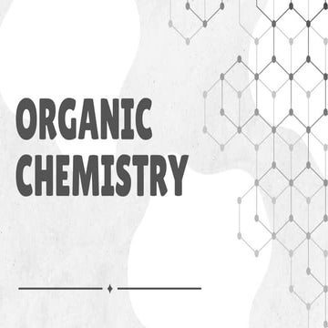 organic chemistry: Organic Chemistry: Understanding Carbon Compounds, Molecul...