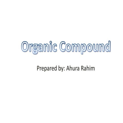 Organic compound