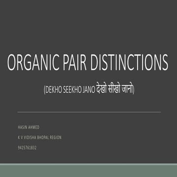 organic distinctions.pptx