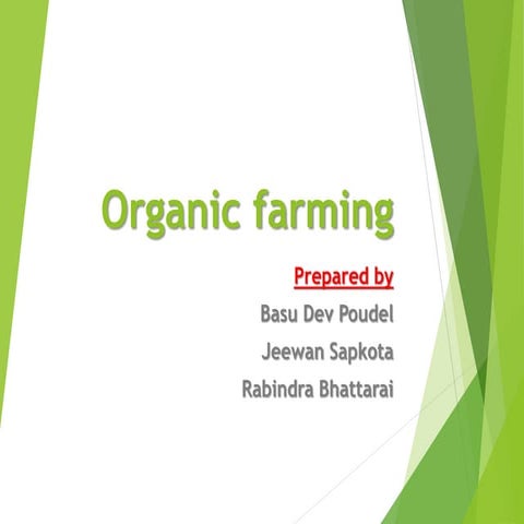Organic farming