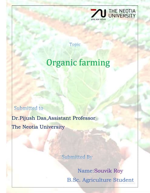 Organic farming