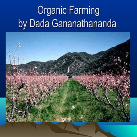 Organic farming
