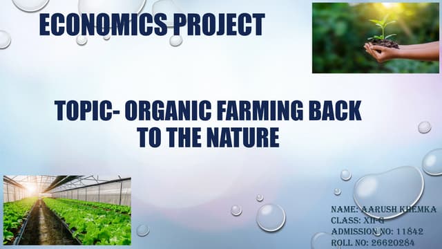 Organic Farming Back TO the  Nature.pptx