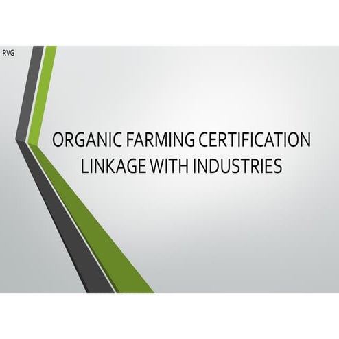 Organic Farming Certificate linkage with industries.pdf