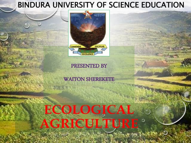 Ecological Agriculture