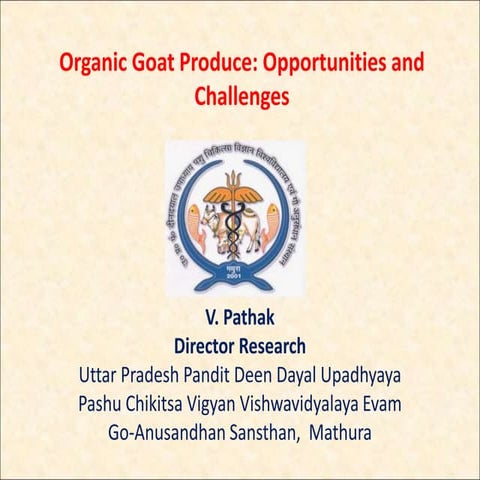 Organic Goat Produce.ppt