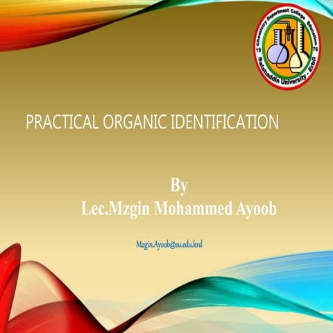 Organic identification