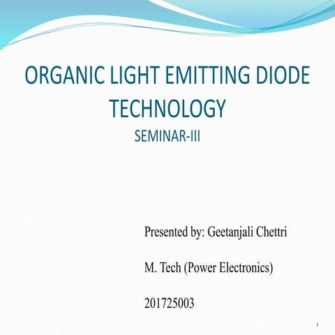 Organic light emitting diode