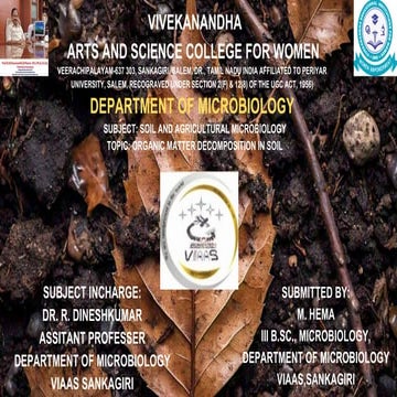 organic matter decomposition | PDF