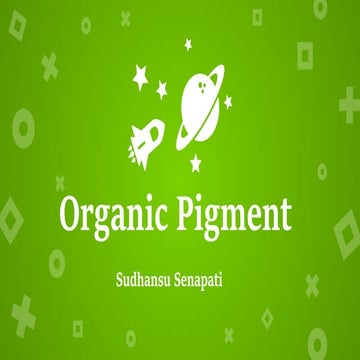 Organic pigments